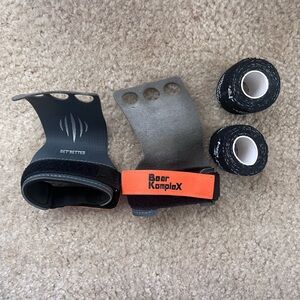 Bear KompleX Three Hole Grips with Tape for CrossFit